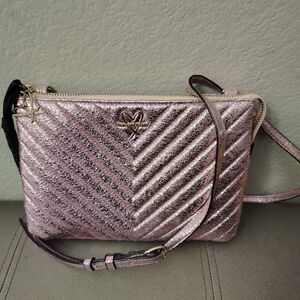 Victoria's Secret Shimmering Pink Crossbody Bag